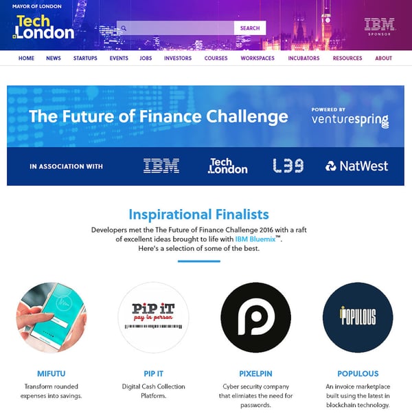 PiP iT Global News - PiP IT Finalist In ‘Future Of Finance Challenge’ Competition