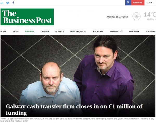 PiP iT Global News - PiP IT On Sunday Business Post